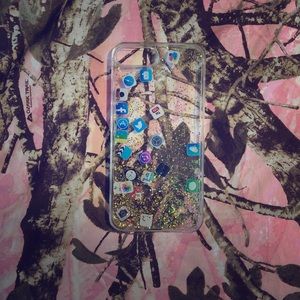 iPhone 8,7 plus phone glitter case